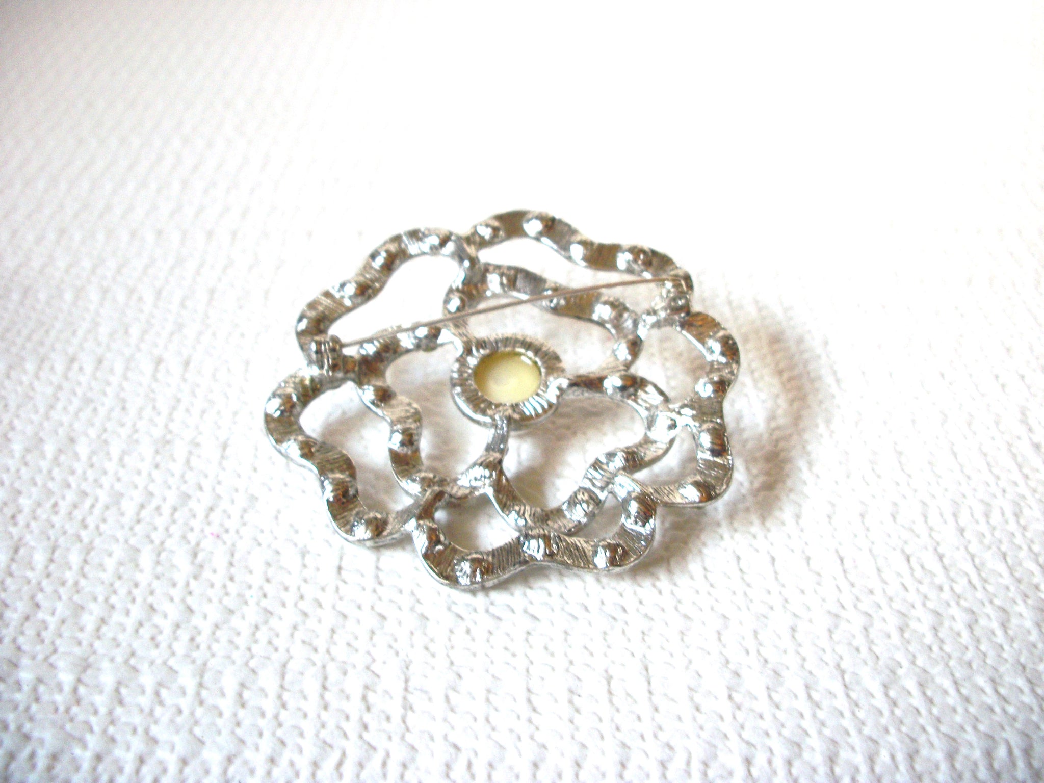 Retro Large Floral Flower Brooch Pin 92620