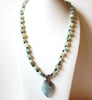 Vintage Ocean AGATE Necklace 92620