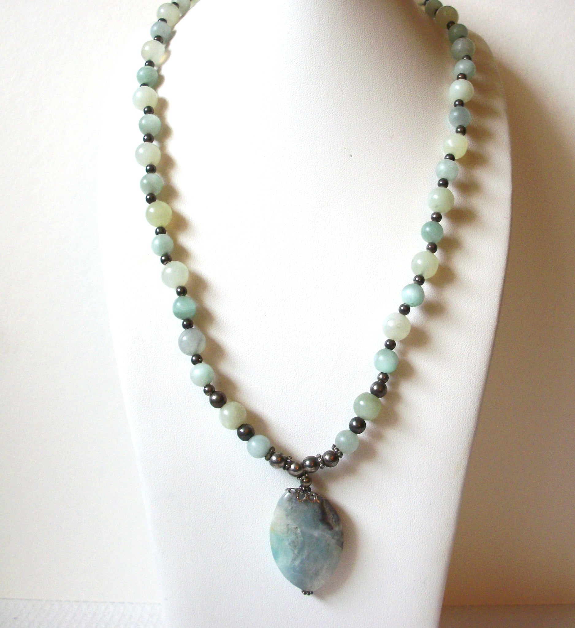 Vintage Ocean AGATE Necklace 92620