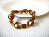 Retro Brown Gold Glass Bracelet 92720