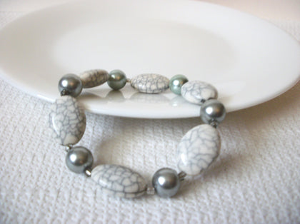 Retro Howlite Pearl Bracelet 92720