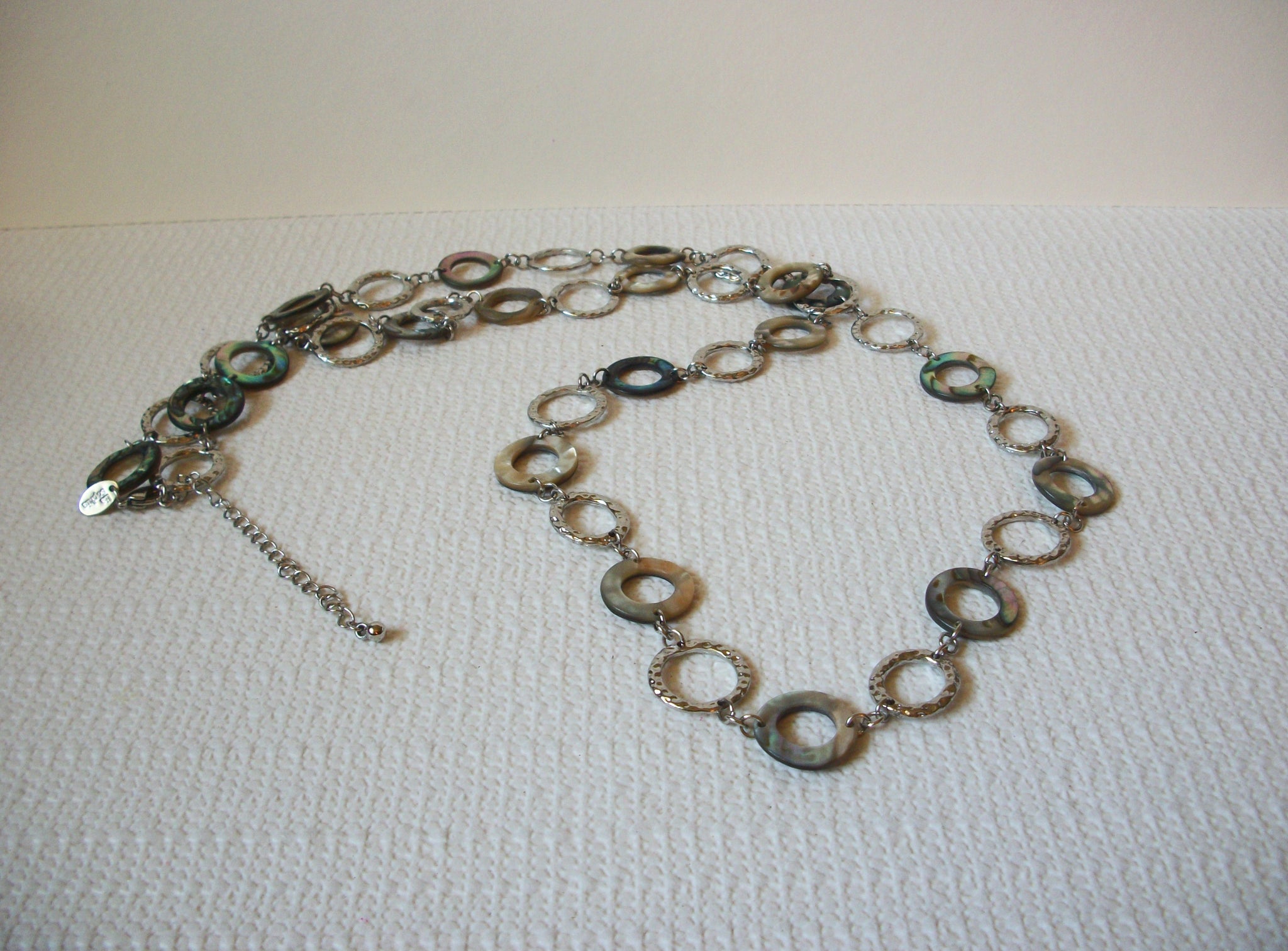 Vintage LIA SOPHIA Paua Aabalone Necklace 92820