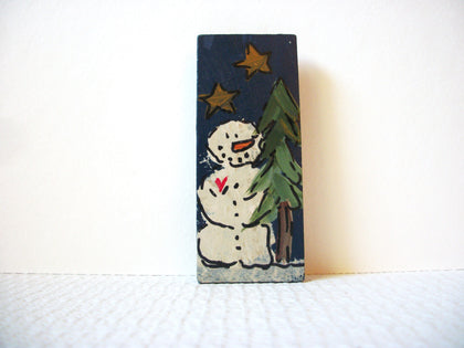 Vintage Snowman Brooch Pin 92820