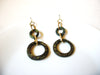 Retro Olive Green Dangle Earrings 92820