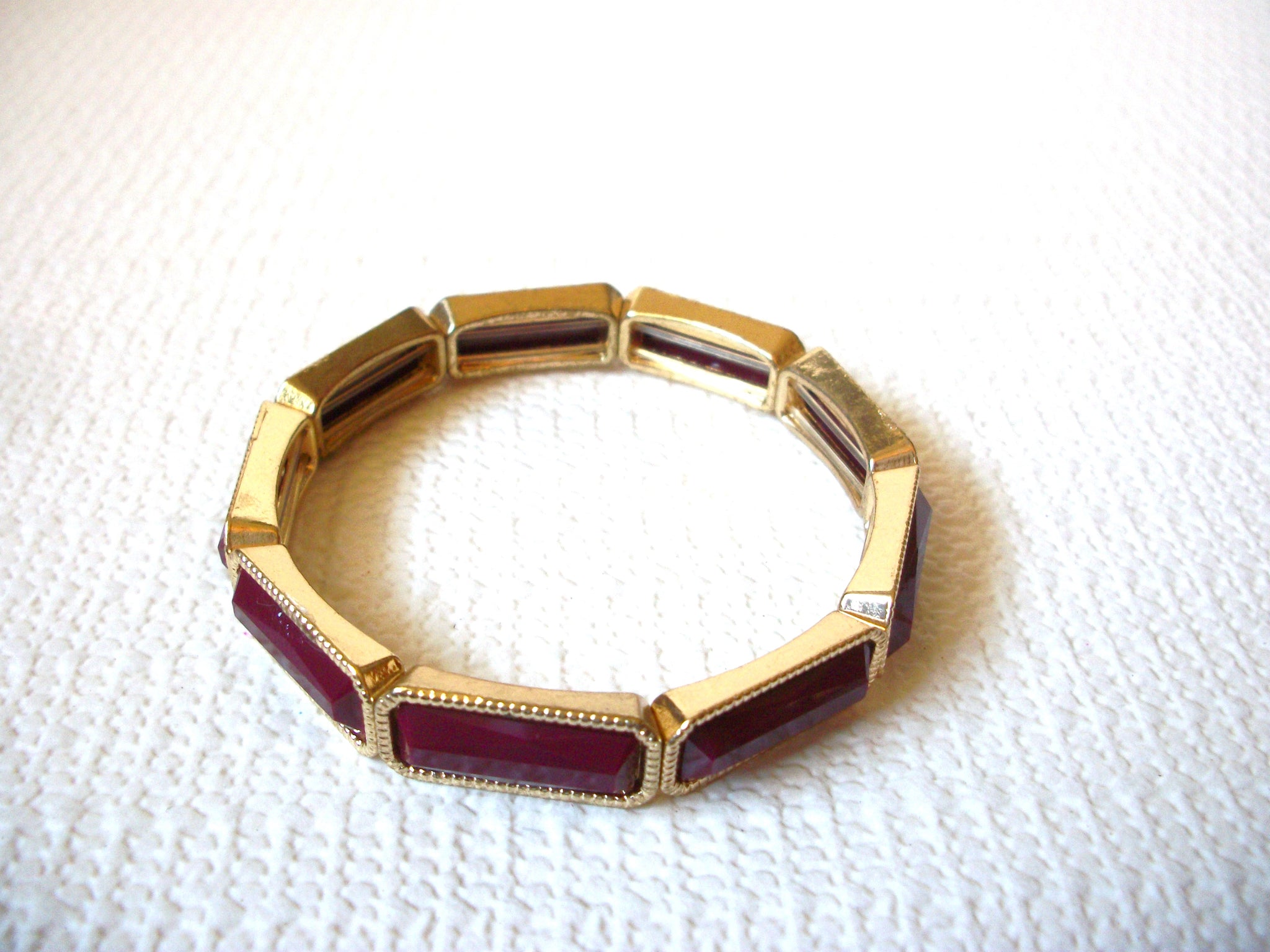 Retro Gold Wine Red Bracelet 92820