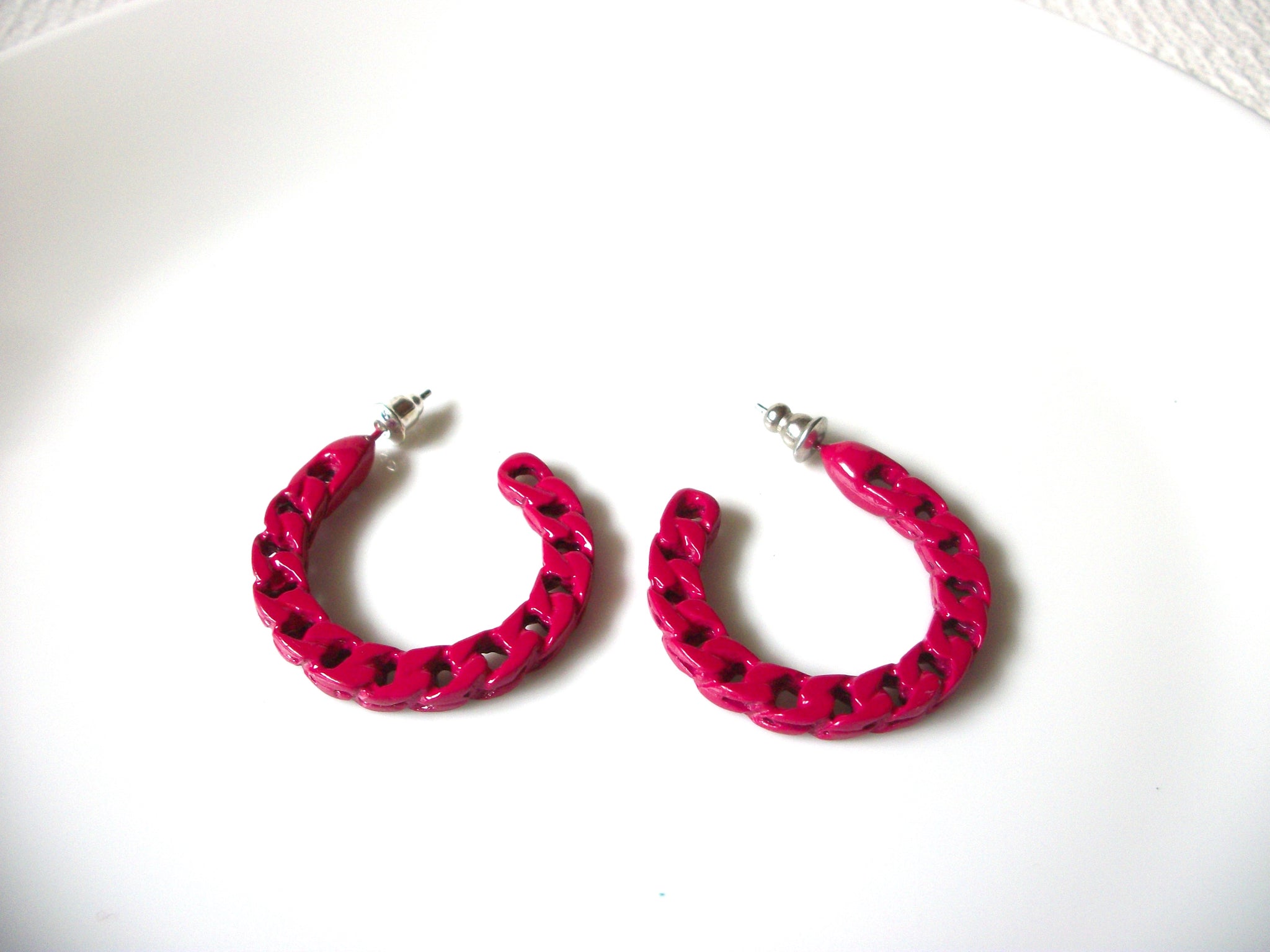 Vintage Fuchsia Earrings 92820