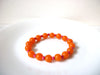 Retro Orange Pink Glass Bracelet 92920