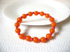 Retro Orange Pink Glass Bracelet 92920