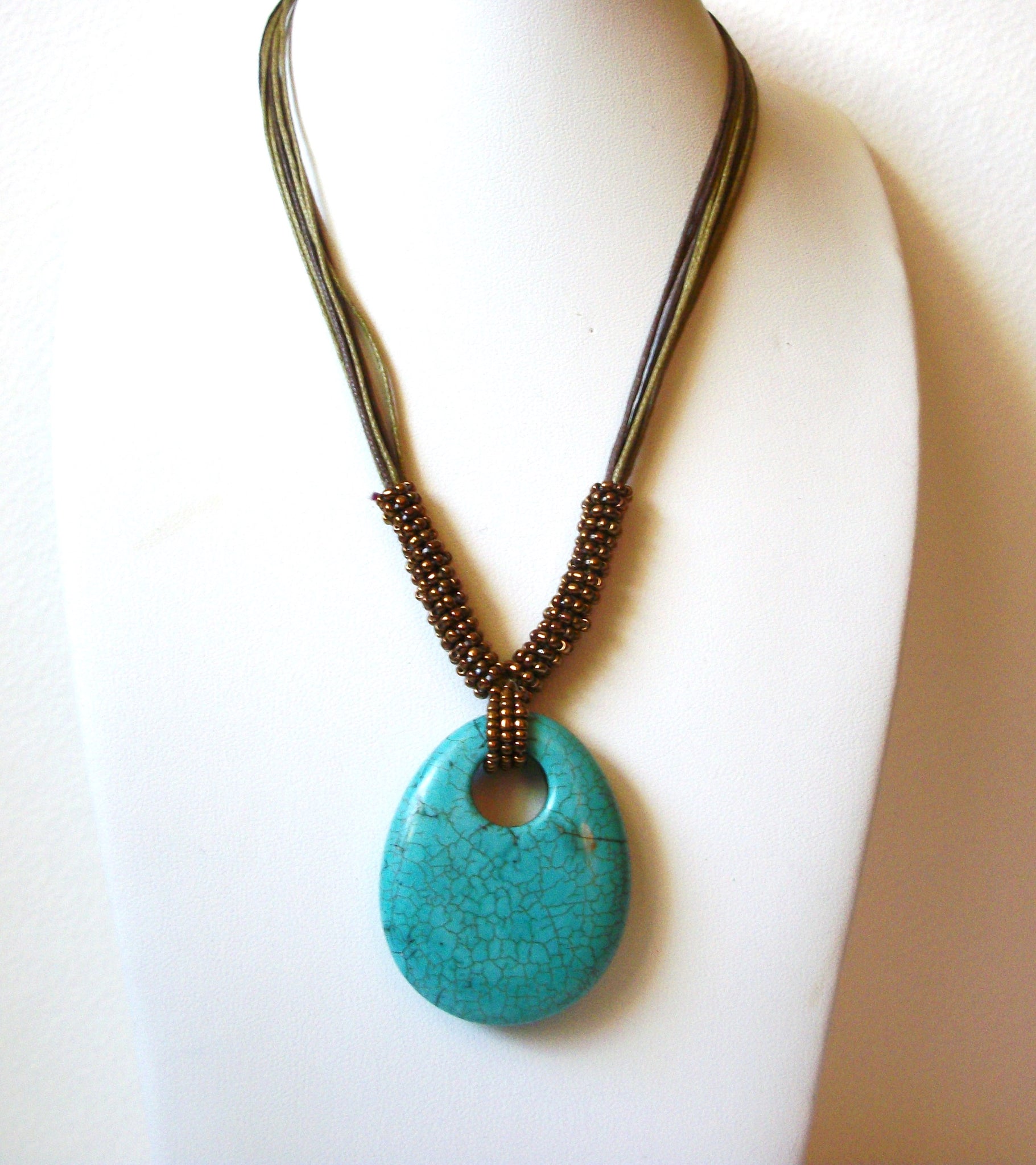 Southwestern Turquoise Stone Necklace 93020