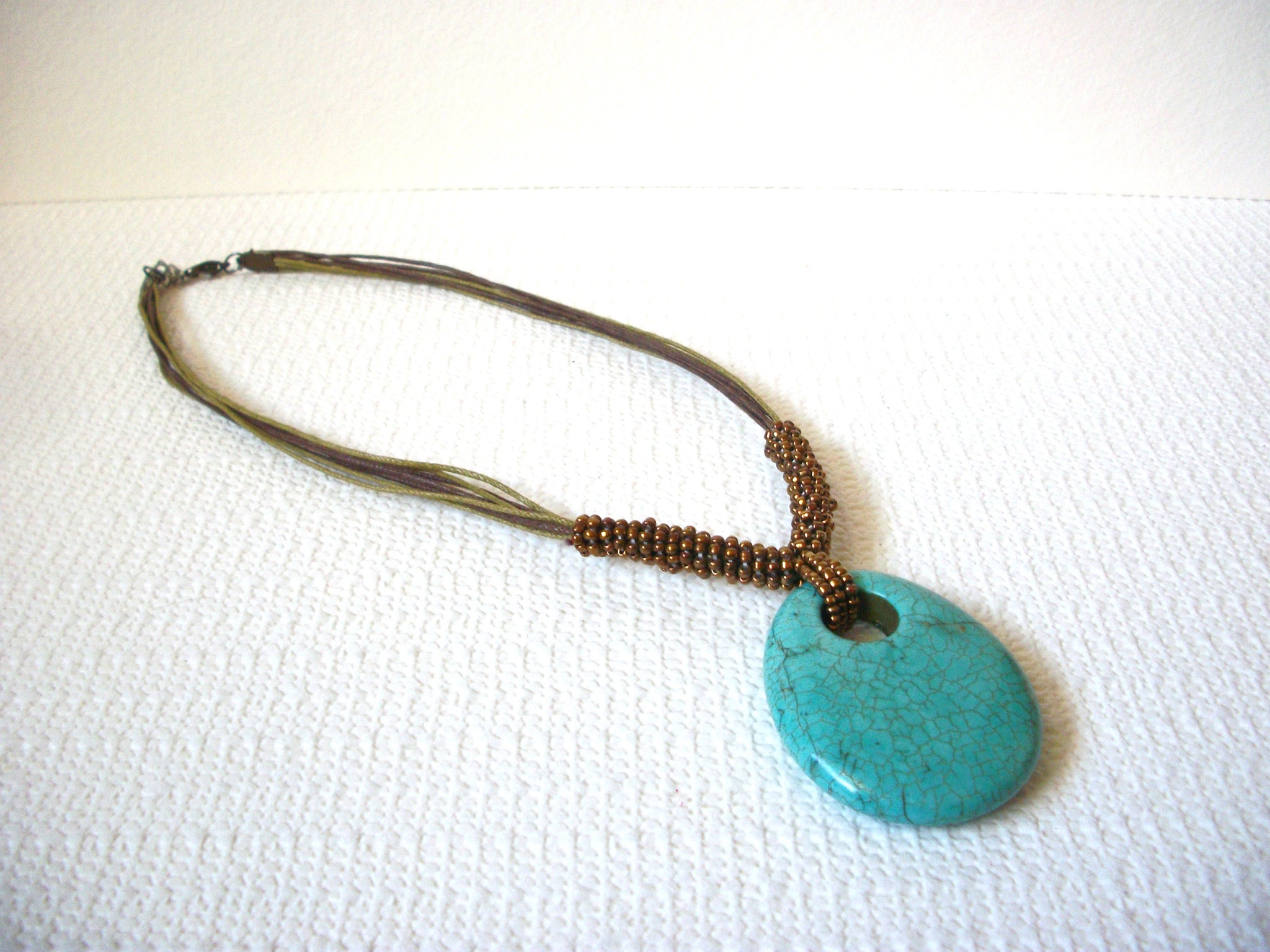 Southwestern Turquoise Stone Necklace 93020