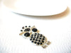 Retro Black Rhinestones Owl Pendant 93020