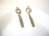 Retro Gold Silver Toned Long Earrings 92720