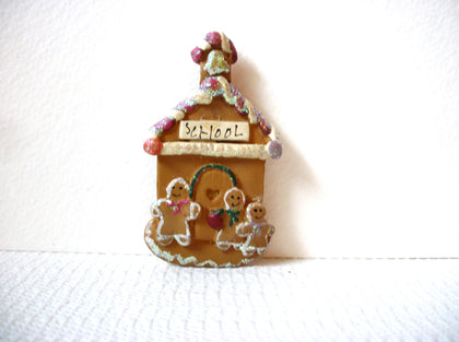 Vintage Ginger Bread House Brooch Pin 100120