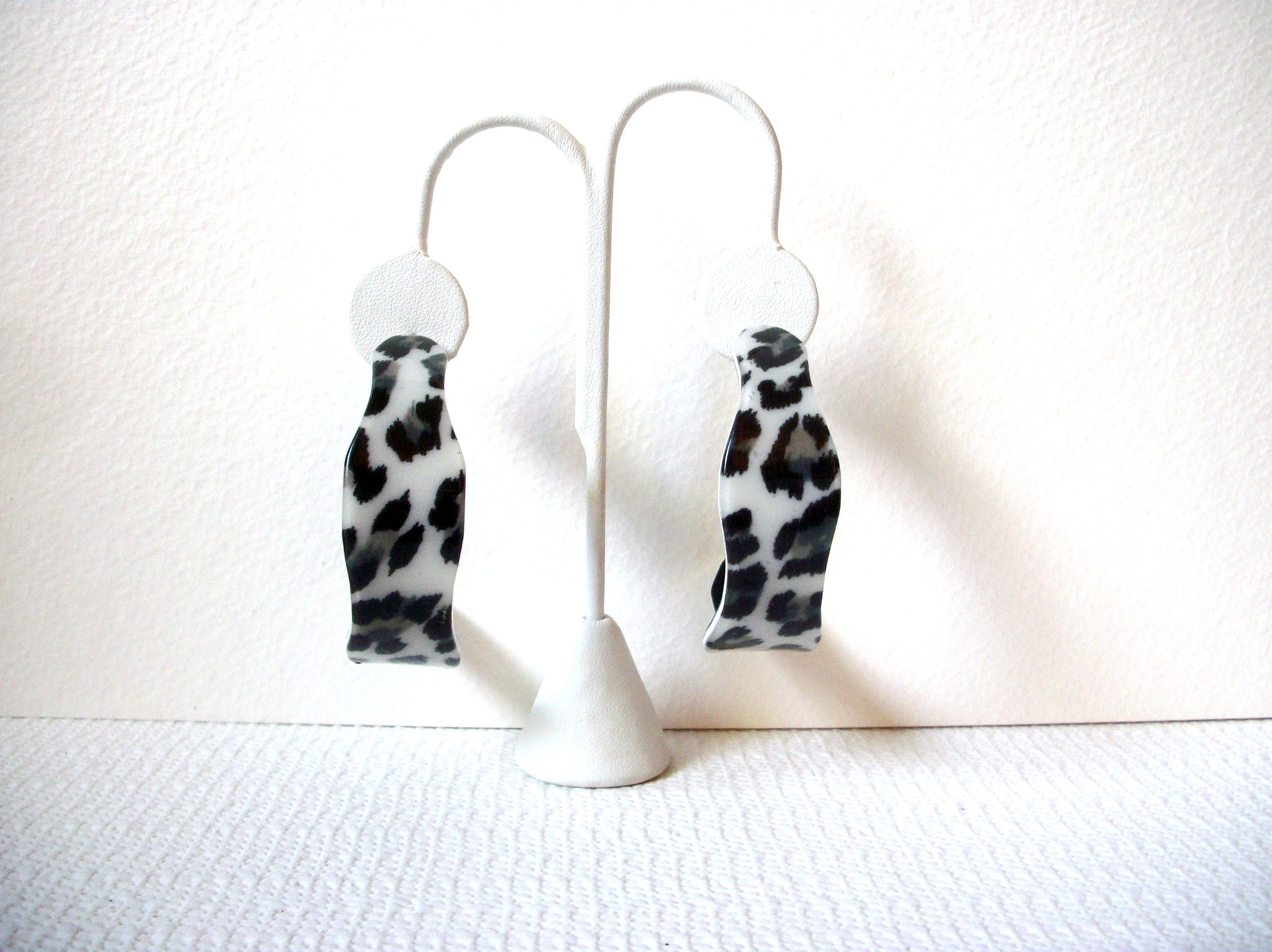 Large Retro Animal Print Earrings 100120