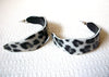 Large Retro Animal Print Earrings 100120