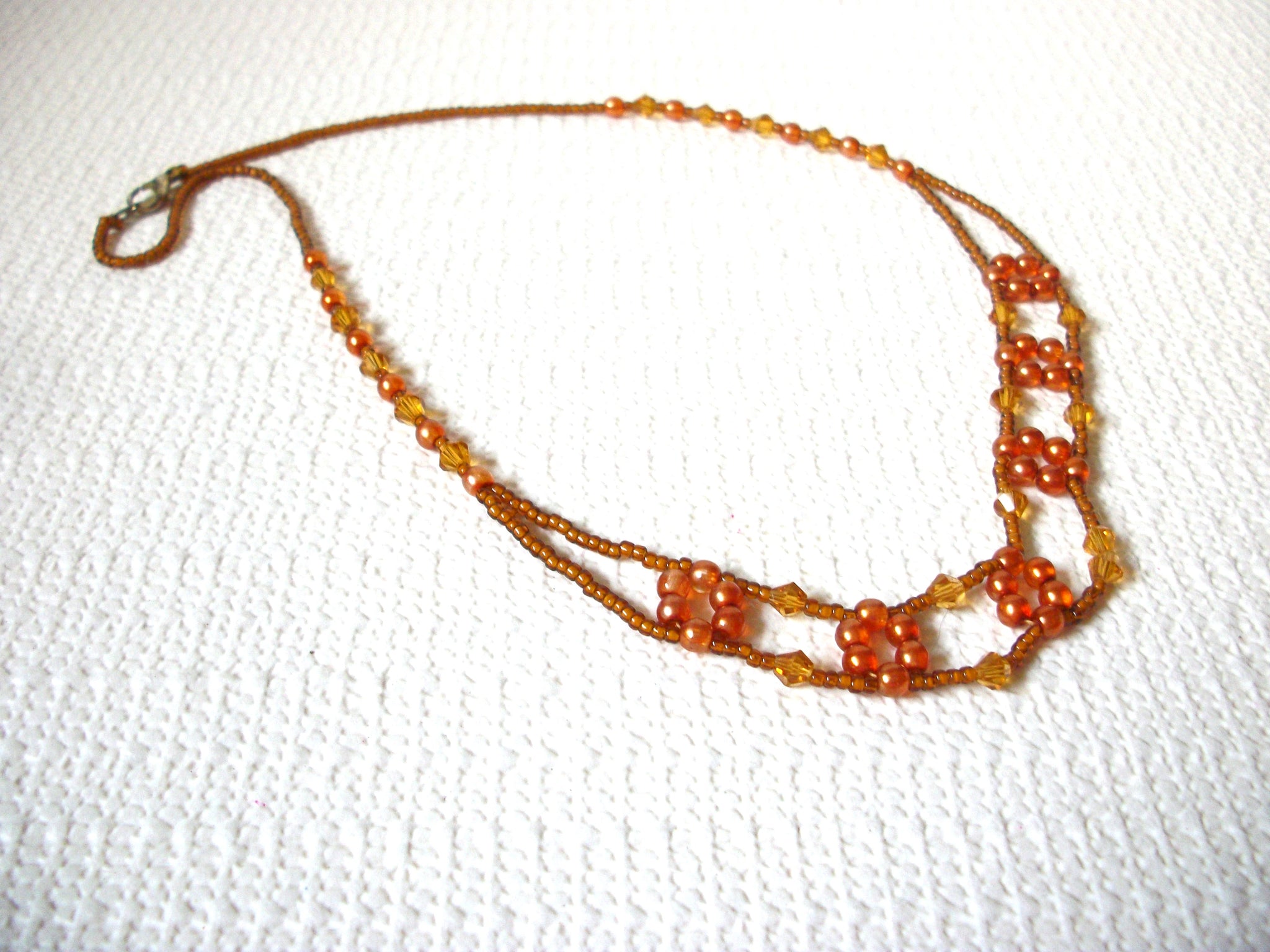 Vintage Glass Necklace 100120