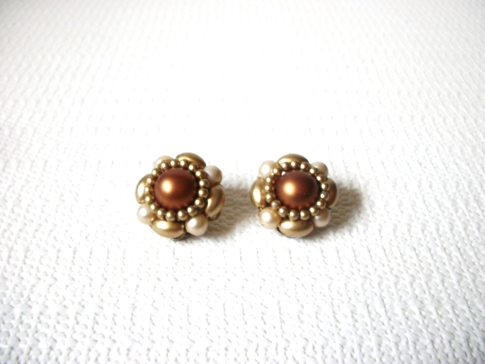 Vintage 1950s Cluster Earrings 100220