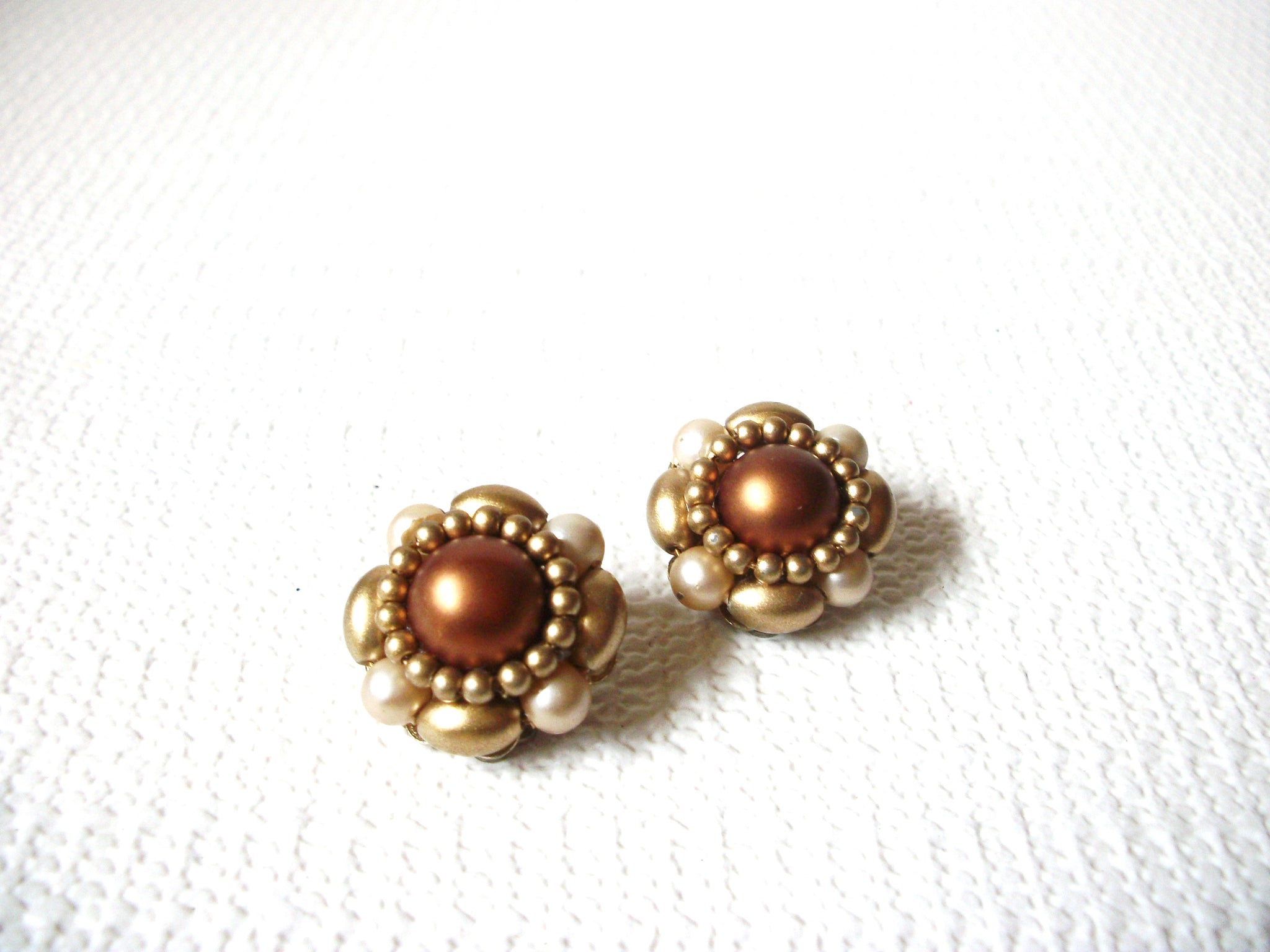 Vintage 1950s Cluster Earrings 100220