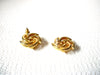 Vintage 1950s Pin Wheel Gold Toned Earrings 100220