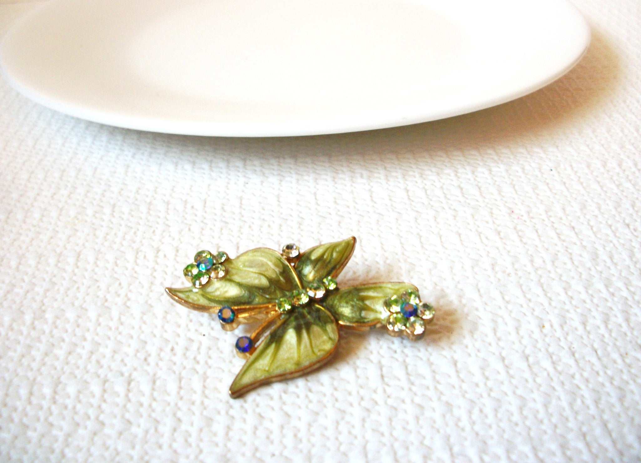 Vintage 1950s Butterfly Brooch Pin 100220