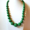 Retro Green Necklace 100220