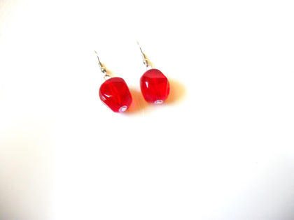 Retro Red Dangle Earrings 100220