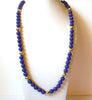 Vintage Purple Gold Necklace 100320