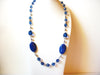 Vintage Blue Silver Necklace 100320