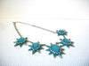 Retro Blue Moon Glow Necklace 100420