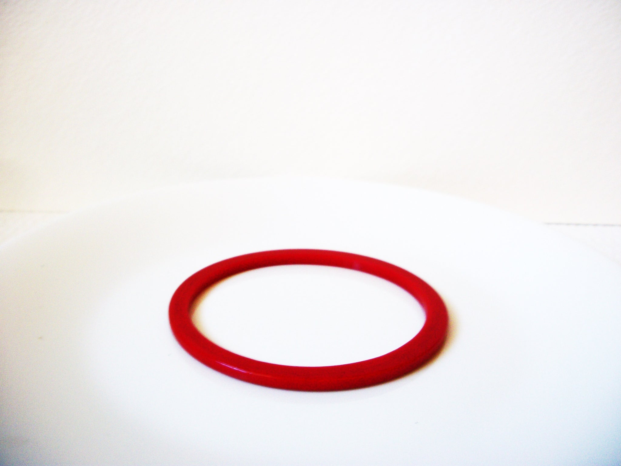 Retro Thinner Red Bangle Bracelet 100320