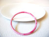 Retro Pink Thinner Bangle Bracelet 100320