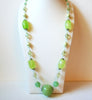 Vintage Green Necklace 100320