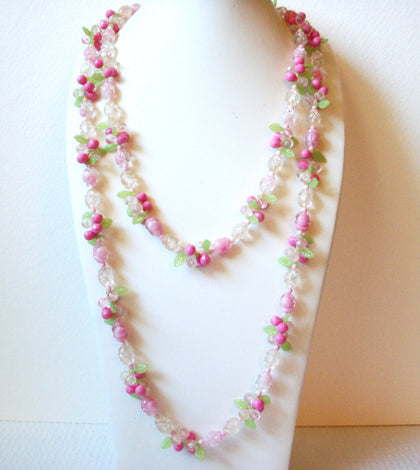 Vintage Romantic Flower Necklace 100320