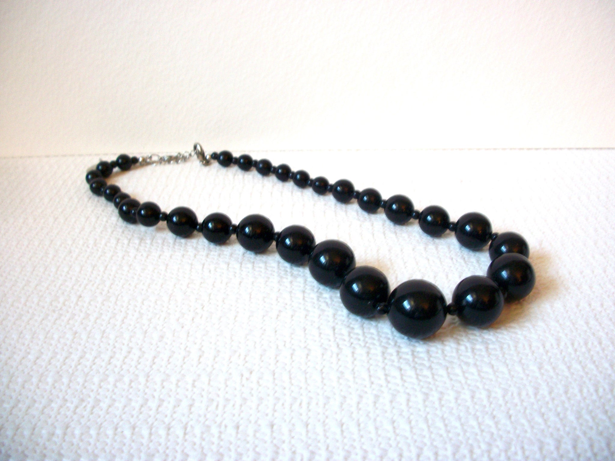CLAIRE`s Retro Black Beaded Necklace 100320