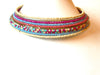 Retro Glass Beads Choker Necklace 100220