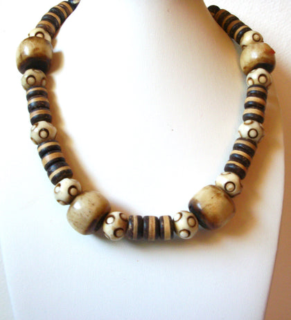 Vintage Chunky Bone Horn African Fair Trade Necklace 100520