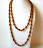 Retro Amber Lucite Necklace 100520