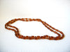 Retro Amber Lucite Necklace 100520