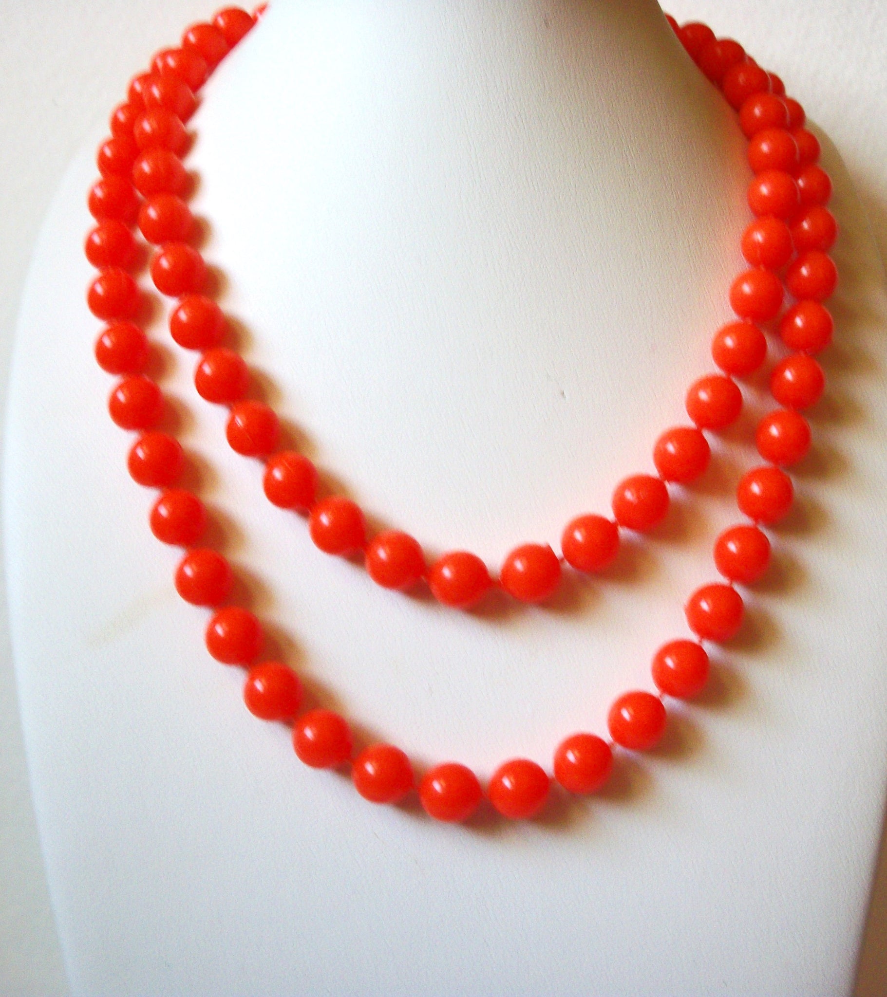 Retro Orange Necklace 100520