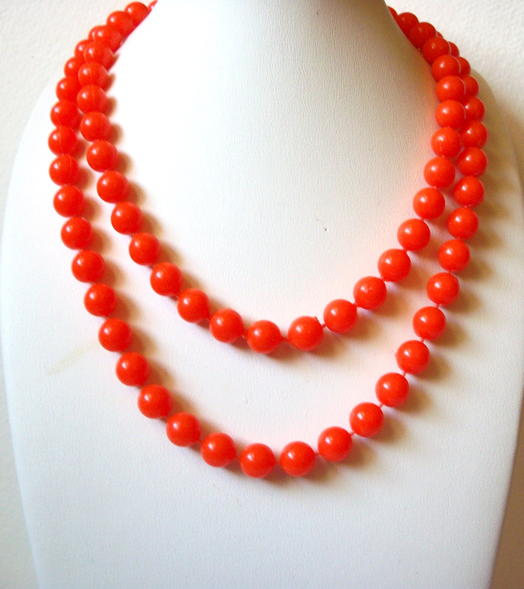 Retro Orange Necklace 100520