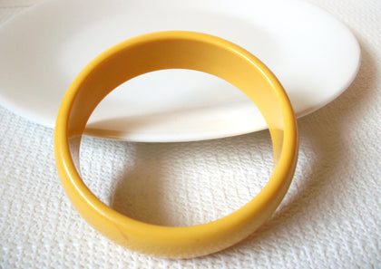 Retro Yellow Bangle Bracelet 100720