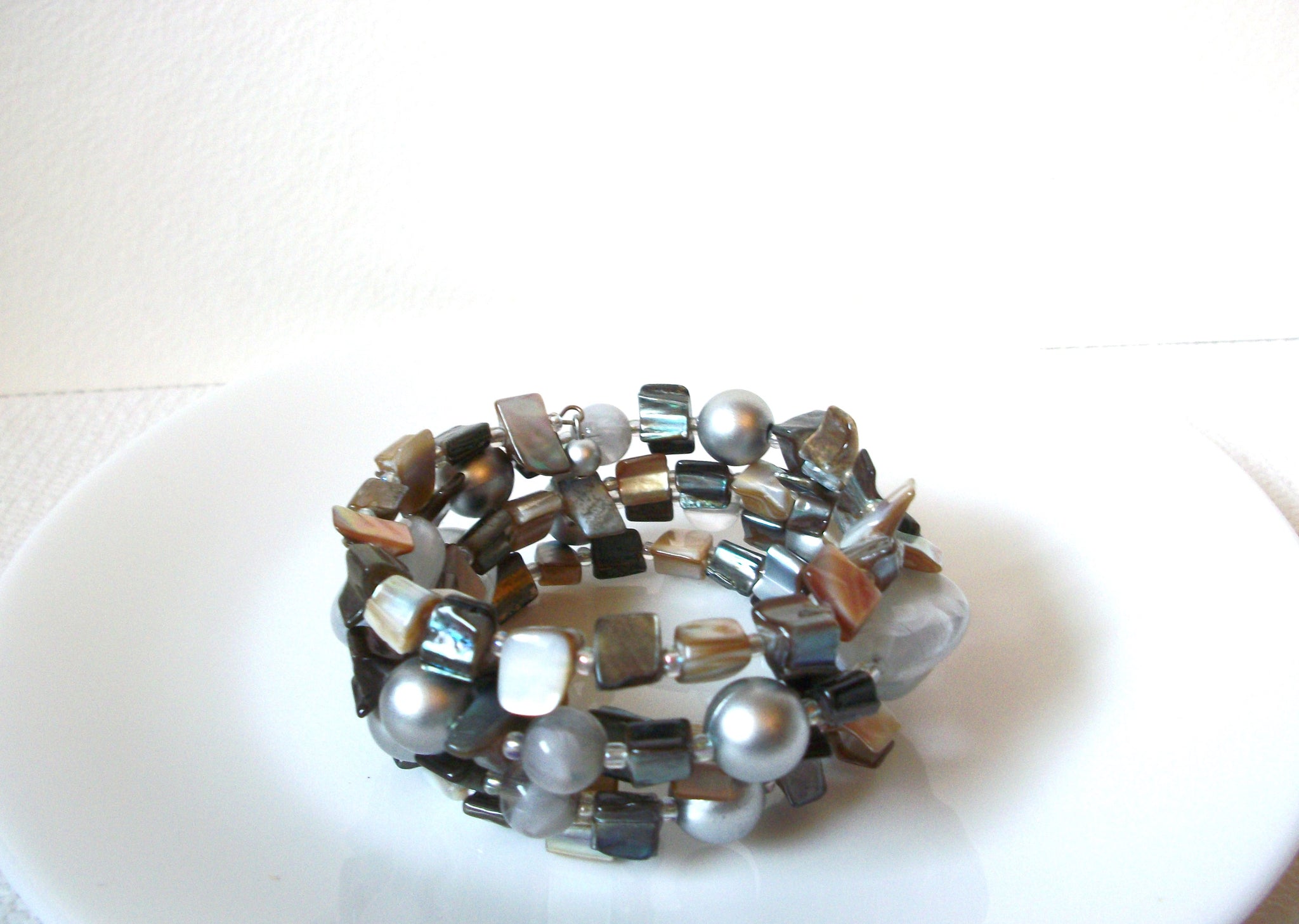 Paua Abalone Mother Of Pearl Bracelet 100620
