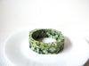 Retro Green Paisley Bangle Bracelet 100720