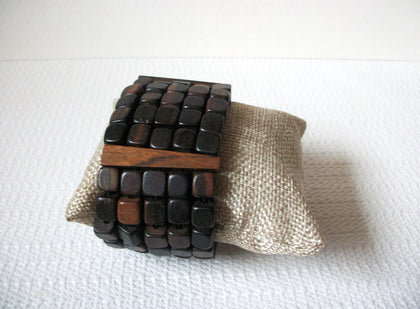 Organic Bohemian Wood Bracelet 100620