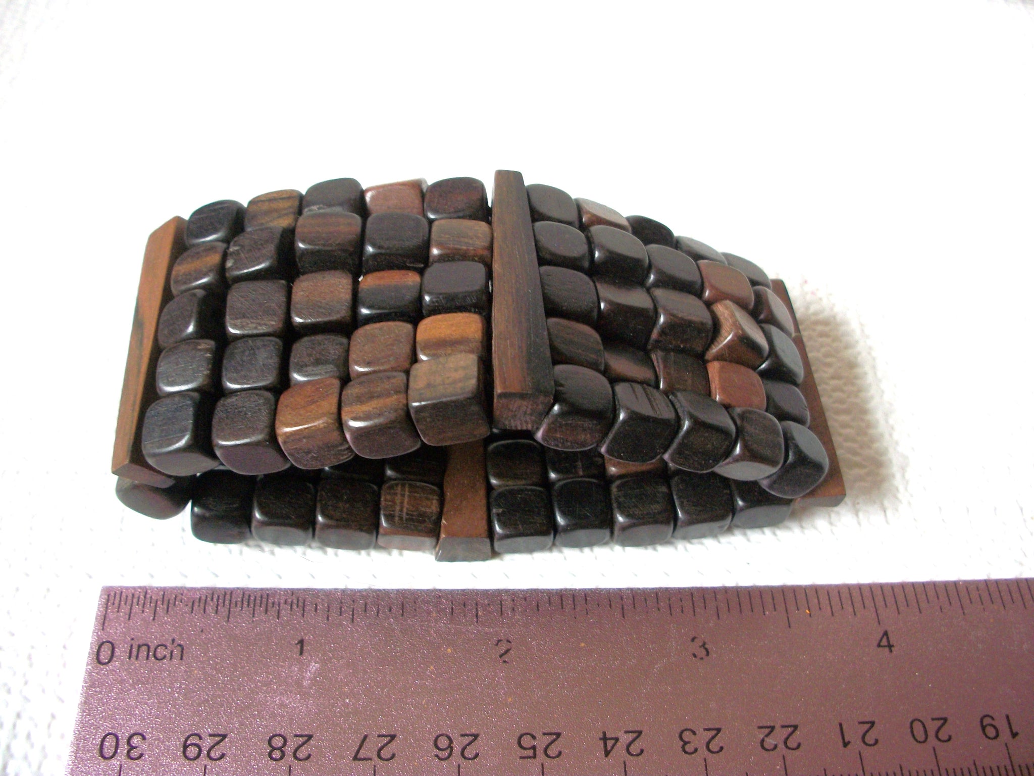Organic Bohemian Wood Bracelet 100620