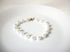 Retro White Faux Pearl Bracelet 100620