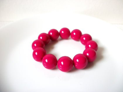 Retro Hot Fuchsia Bracelet 100620