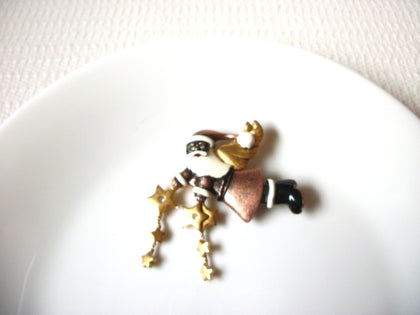 CHRISTMAS MAGIC 1977 Santa Brooch Pin 100820