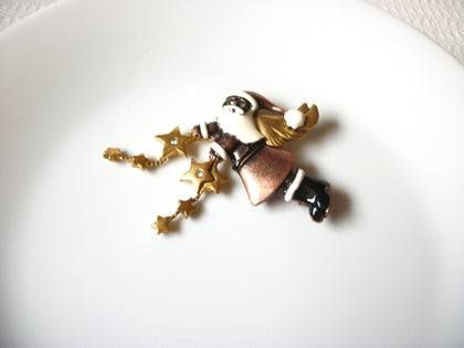 CHRISTMAS MAGIC 1977 Santa Brooch Pin 100820