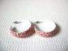 Retro Strawberry Hoop Earrings 100820